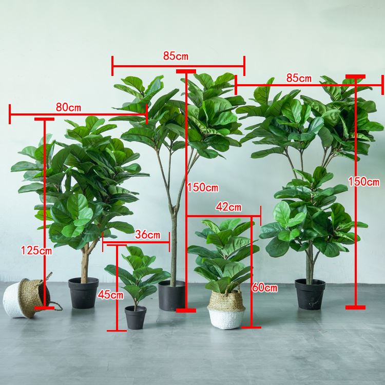 faux fiddle leaf fig trees