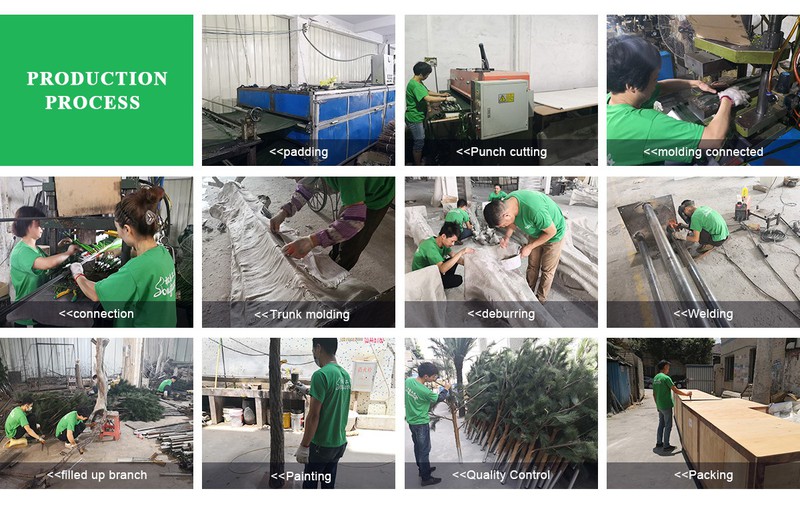 production process of HAC Artificial Tree production process of HAC Artificial Tree