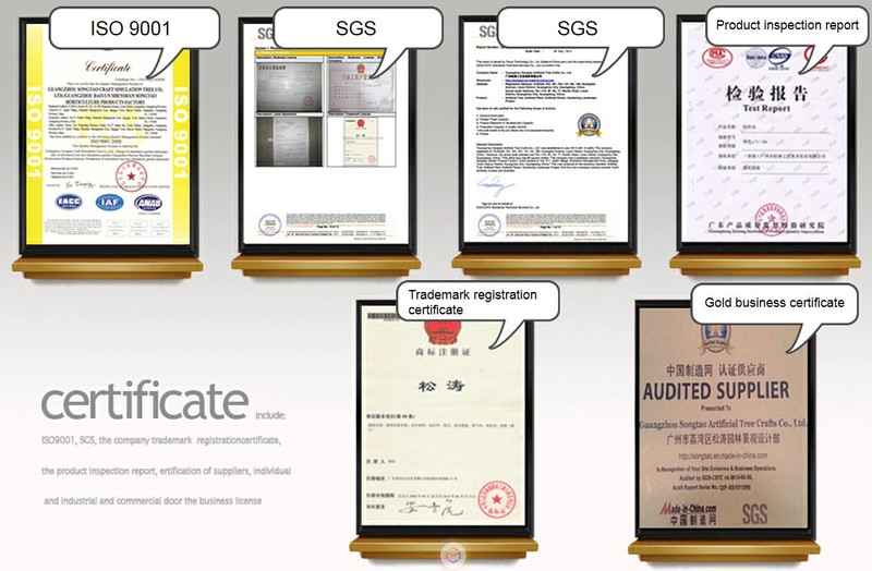 certificates of HAC Artificial Tree certificates of HAC Artificial Tree