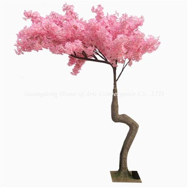 Tronc decoratiu d'arbre de flor de seda artificial de 2 m d'alçada