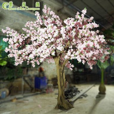 Gran arbre de flor de cirerer fals fet a mida
